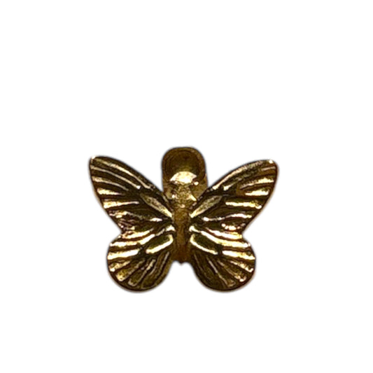 Charm papillon doré en acier inoxydable By Maryon