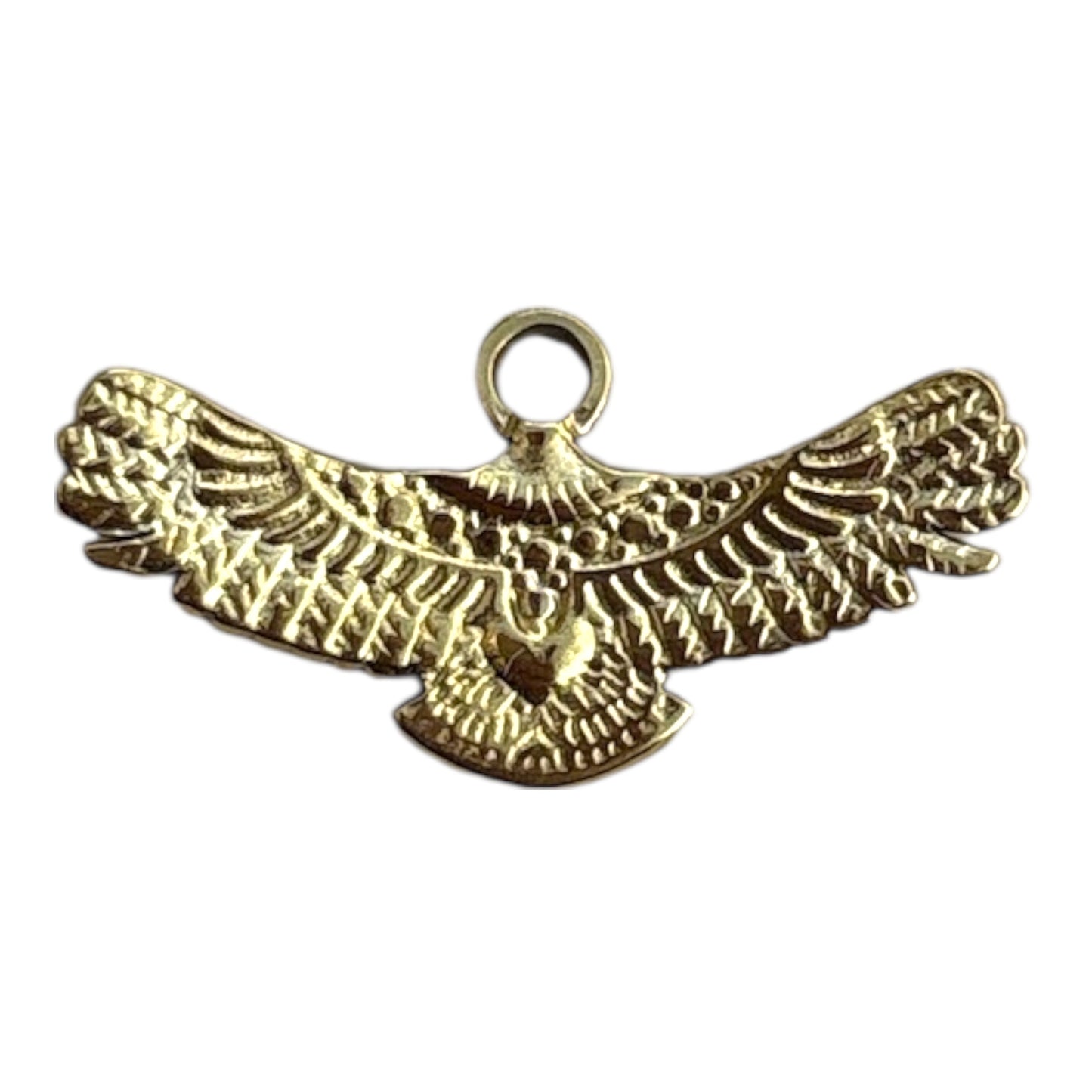 Charm aigle doré By Maryon, symbole de liberté et de puissance, à ajouter sur un bracelet ou collier personnalisé.
