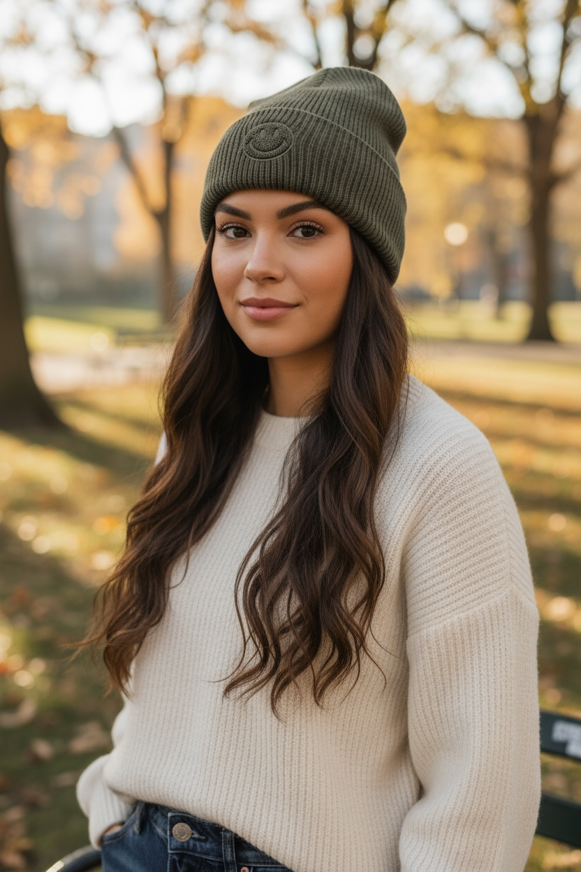 Bonnet Smiley Good Vibes